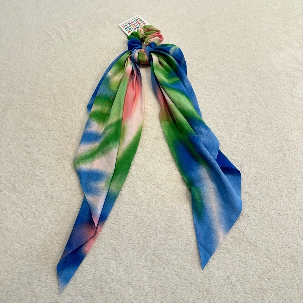 NWT Pixie Scrunchie Tropical Sunrise Tie Dye Hair Tie